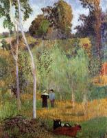 Gauguin, Paul - Shepherd and Shepherdess in a Meadow